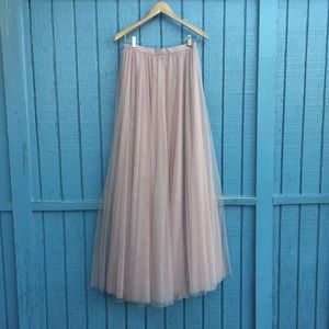 Full-length Tulle Skirt